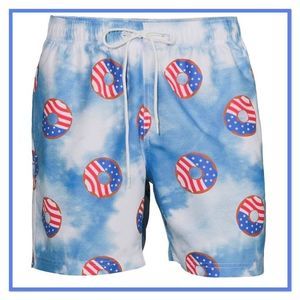 Men’s Size 3XL US of Donuts Swim Trunks